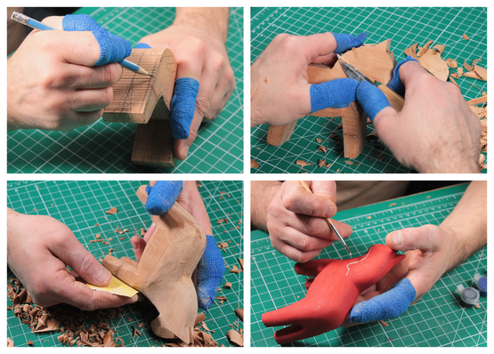 Oppstartssett til Spikking. Hest. Beavercraft DIY 2 