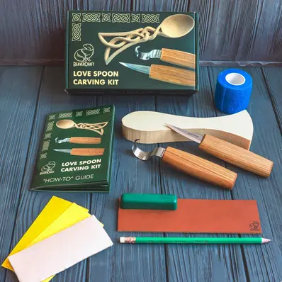 Oppstartssett til Spikking. Skje. Beavercraft DIY 4 