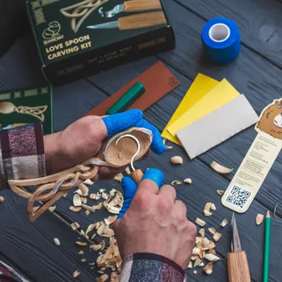 Oppstartssett til Spikking. Skje. Beavercraft DIY 4 