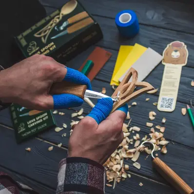 Oppstartssett til Spikking. Skje. Beavercraft DIY 4 