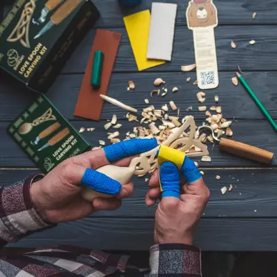 Oppstartssett til Spikking. Skje. Beavercraft DIY 4 
