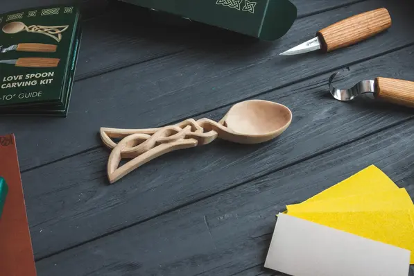Oppstartssett til Spikking. Skje. Beavercraft DIY 4 