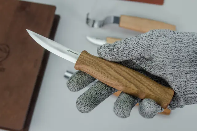 Spikkesett S43Book i gaveeske 4 kniver og slipeutstyr. Beavercraft 