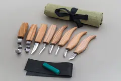 Spikkesett S08 8 kniver og slipeutstyr. Beavercraft