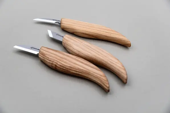 Spikkesett S12. 3 kniver. Beavercraft 
