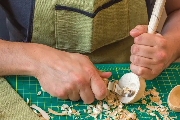Spikkesett S17 til treskje mm. Høyre 3 kniver og slipeutstyr. Beavercraft 