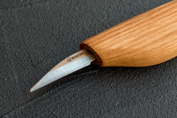 Spikkesett S17 til treskje mm. Høyre 3 kniver og slipeutstyr. Beavercraft 