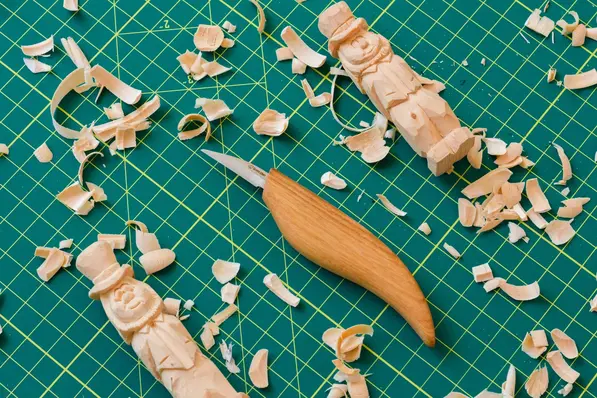 Spikkesett S17 til treskje mm. Høyre 3 kniver og slipeutstyr. Beavercraft 