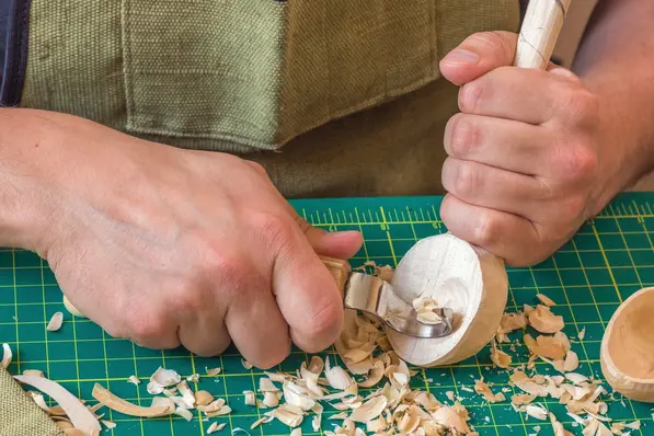 Spikkesett S17 til treskje mm. Høyre 3 kniver og slipeutstyr. Beavercraft 