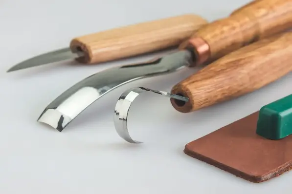 Spikkesett S47 til treskje mm. Høyre 3 kniver og slipeutstyr. Beavercraft 