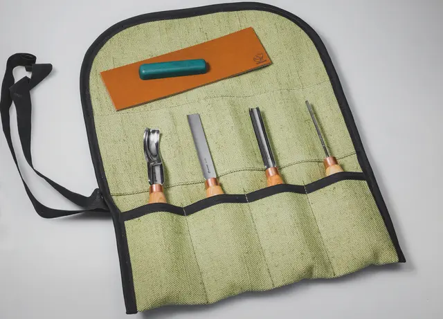Sett med treskjærejern SC01. 4stk Beavercraft 