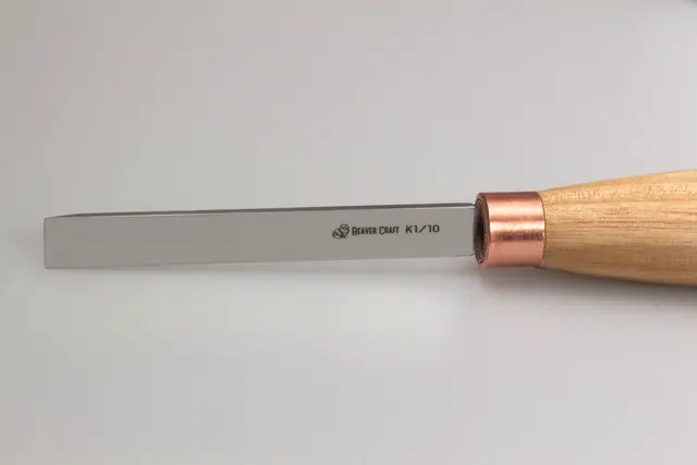 Treskjærerjern 1/10. halvlang Beavercraft. Rett skjær. 10mm. 