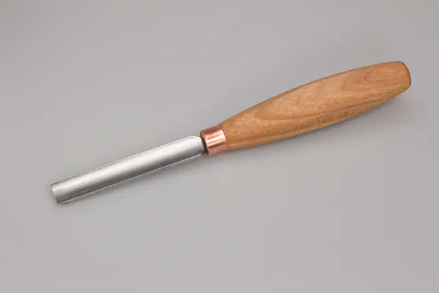 Treskjærerjern 5/12. halvlang Beavercraft. Svak skulp. 12mm. 
