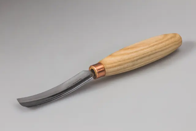 Treskjærerjern 6L/15. halvlang Beavercraft. Medium skulp. 15mm. 