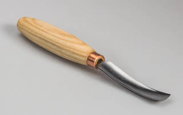 Treskjærerjern 6L/15. halvlang Beavercraft. Medium skulp. 15mm. 