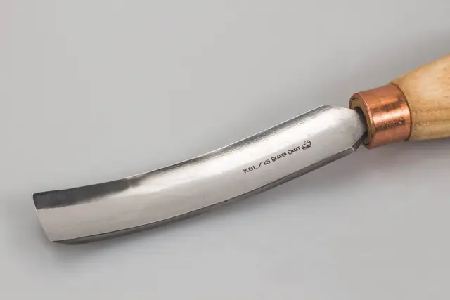 Treskjærerjern 6L/15. halvlang Beavercraft. Medium skulp. 15mm. 