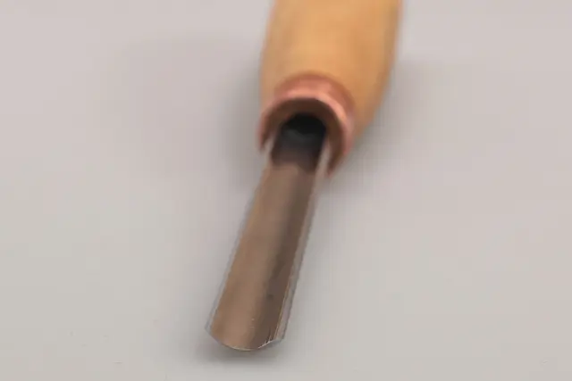 Treskjærerjern 8/8. halvlang Beavercraft. Kraftig skulp. 8mm. 