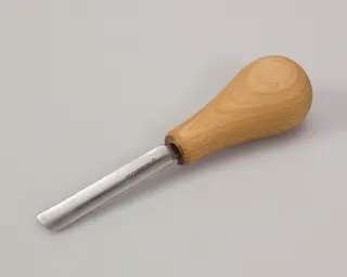 Treskjærerjern 5/12. Enhånds Beavercraft. Svak skulp. 12mm.