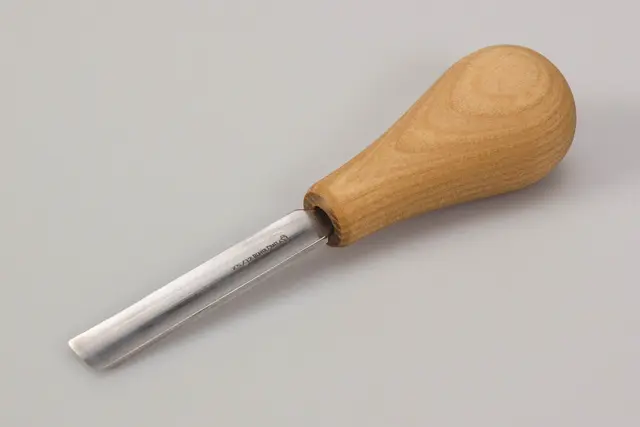 Treskjærerjern 5/12. Enhånds Beavercraft. Svak skulp. 12mm. 