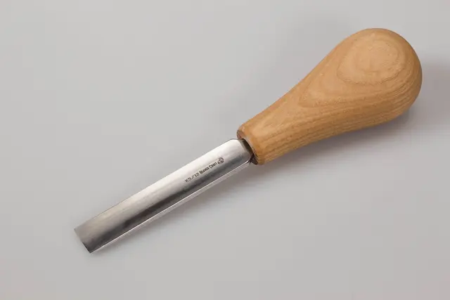 Treskjærerjern 5/12. Enhånds Beavercraft. Svak skulp. 12mm. 