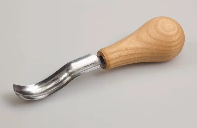 Treskjærerjern 8A/14. Enhånds Beavercraft. Kraftig skulp. 14mm. 