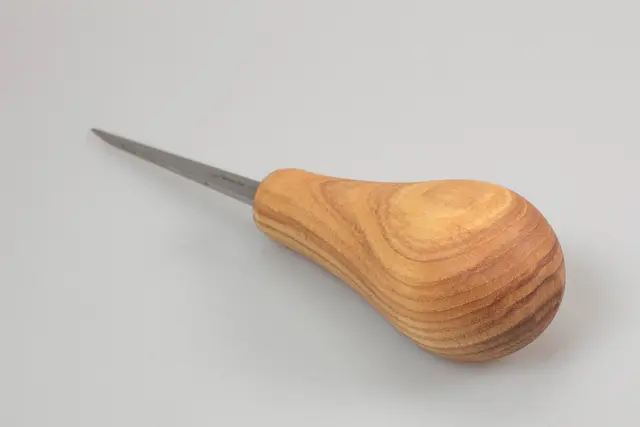 Treskjærerjern 1/1. Enhånds Beavercraft. Rett skjær. 1mm. 