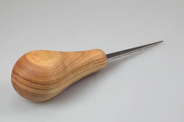 Treskjærerjern 1/1. Enhånds Beavercraft. Rett skjær. 1mm. 