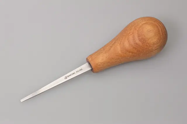 Treskjærerjern 1/2. Enhånds Beavercraft. Rett skjær. 2mm. 