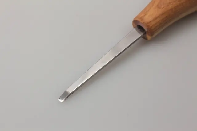 Treskjærerjern 1/3. Enhånds Beavercraft. Rett skjær. 3mm. 