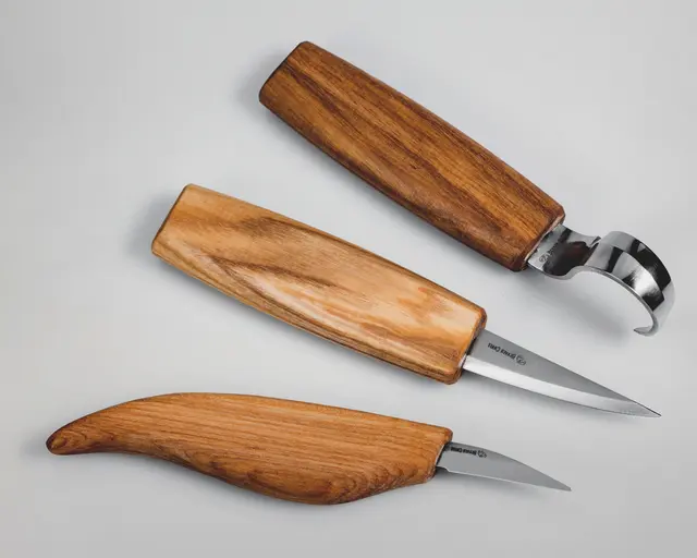 Spikkesett S17 til treskje mm. Venstre 3 kniver og slipeutstyr. Beavercraft 