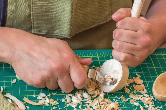 Spikkesett S17 til treskje mm. Venstre 3 kniver og slipeutstyr. Beavercraft 