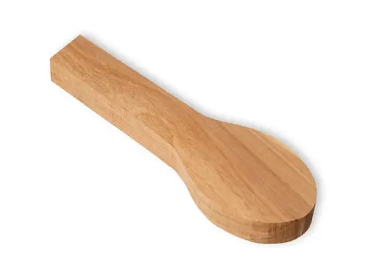 Emne til Liten Skje i epletre 165x50x20 mm. Beavercraft 