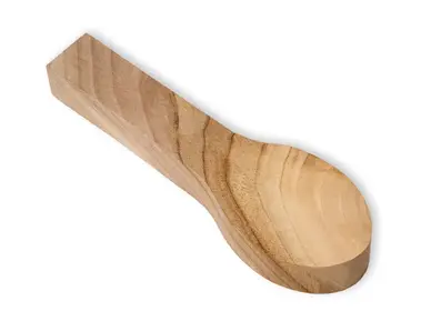 Emne til Liten Skje i valn&#248;ttre 165x50x20 mm. Beavercraft