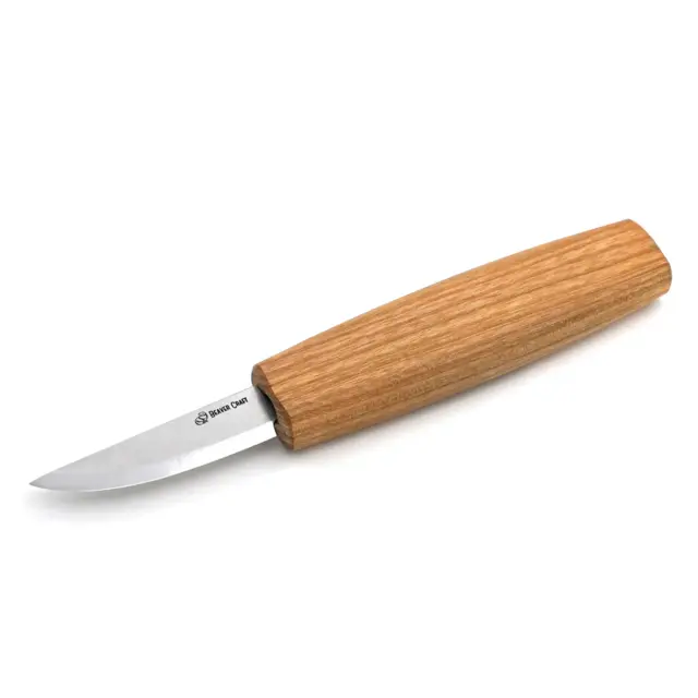 Liten Spikkekniv C1. 165mm 60mm bladlengde. Beavercraft 
