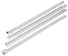 230M3000 Skuffeskinne Hvit Standard, Deluttrekk