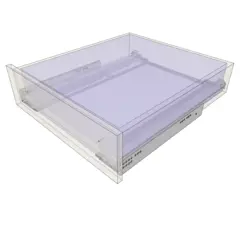 Movento for Treboks M/Demp 550mm Komplett sett skuffeskinne til treboks