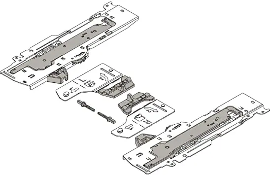T60B3130 TIP ON Sett S1 For legrabox/Movento 270-349mm Skinne 