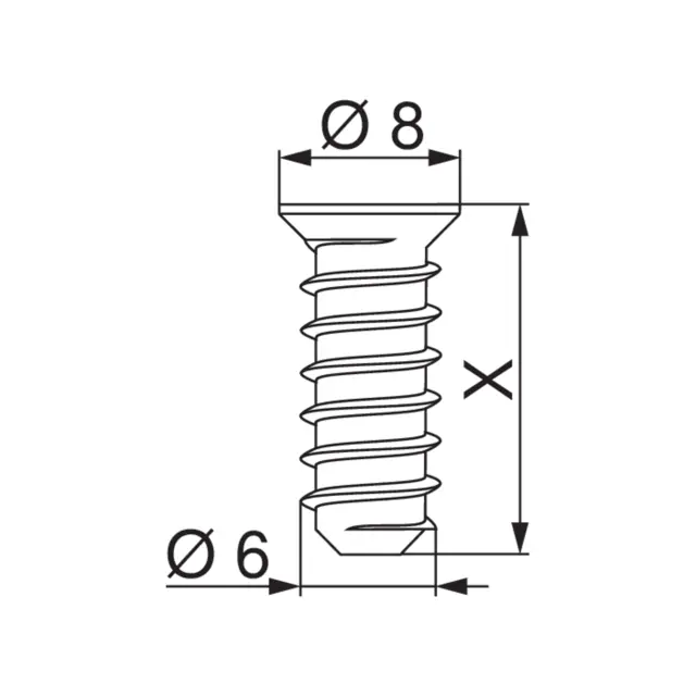 Systemskrue 14,5 mm - 50 stk.- Blum 