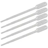 Pipetter. 1ml. 5 stk. Med m&#229;leskala for presis dosering.