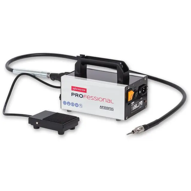 AP250FSG Rotasjonssliper Axminster Professional. Uten håndstykke. 