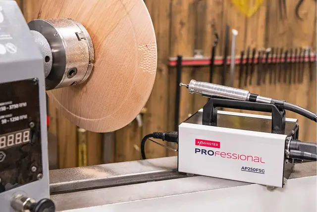 AP250FSG Rotasjonssliper Axminster Professional. Uten håndstykke. 