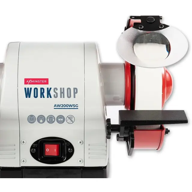 Benkeslipemaskin M/Bred Stein AW200WSG Axminster Workshop 