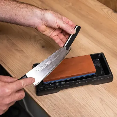 Axminster Workshop Brynesett til Kniver Tosidig Bryne, diamantavretter og jigg. 