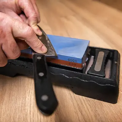 Axminster Workshop Brynesett til Kniver Tosidig Bryne, diamantavretter og jigg. 