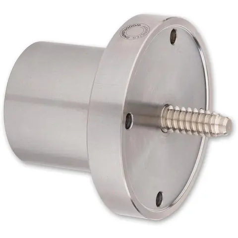 Skruechuck til Tredreiebenk M33x3,5 Axminster. &#216;75mm. 8x25 mm skrue.