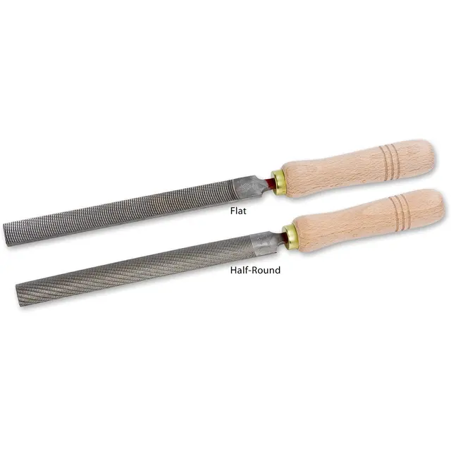 Japansk fil til trearbeid Flat, fin 200mm 