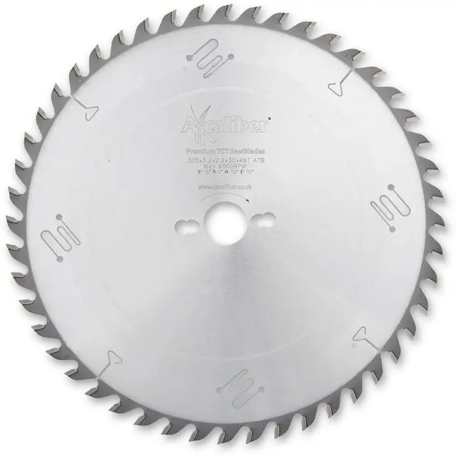 Sagblad. 254mm. 60 Tenner Axcaliber Premium serie 
