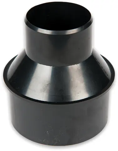 Avsugsovergang 100 mm til 63 mm 4&quot; - 2&#189;&quot;