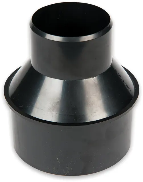 Avsugsovergang 100 mm til 63 mm 4" - 2½" 