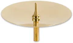 Lystallerken med søyle (messing) 